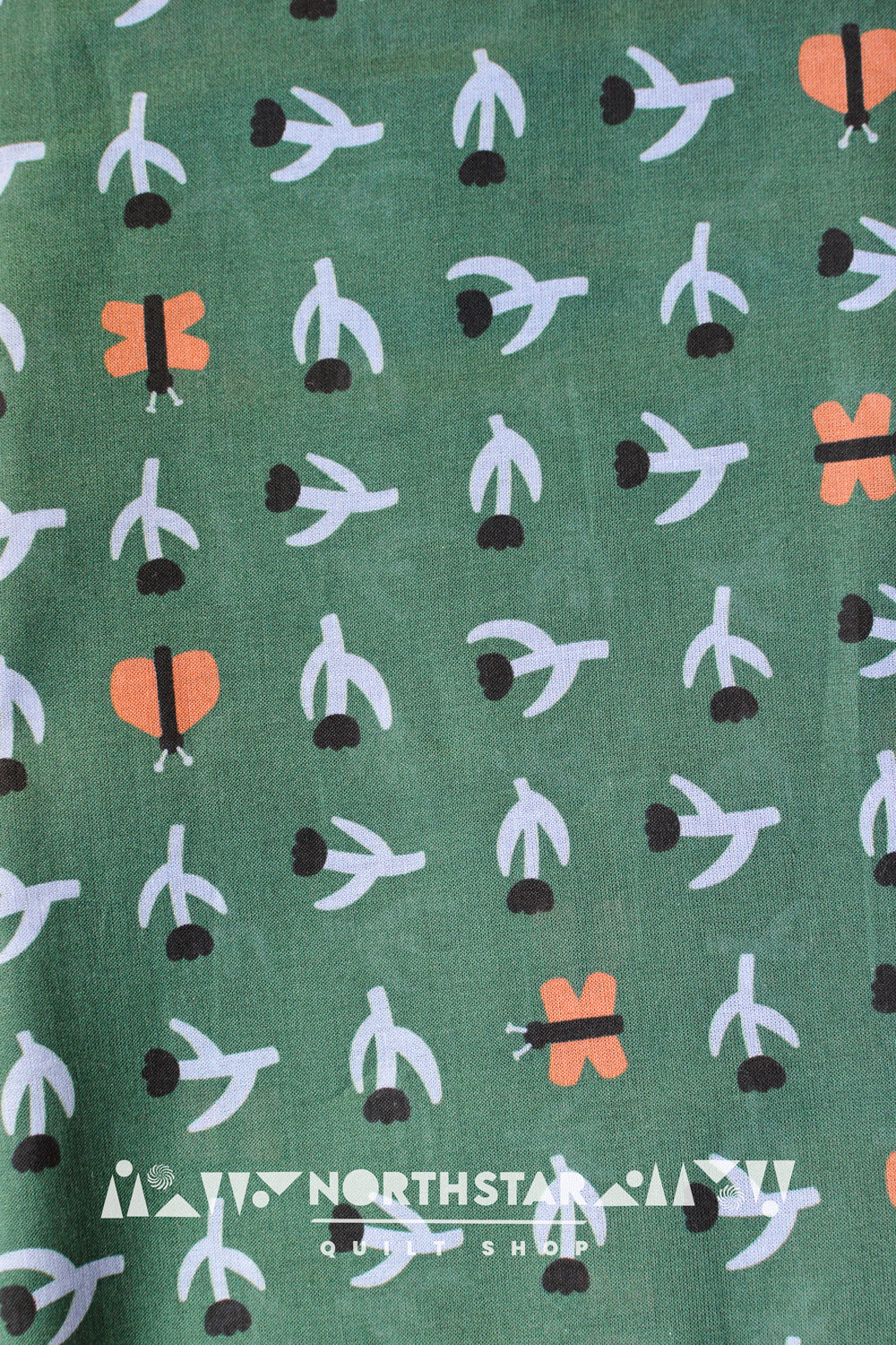 Tulip Flutter | Cloud9 Fabrics Batiste Cotton Quilting Yardage Organic Cotton