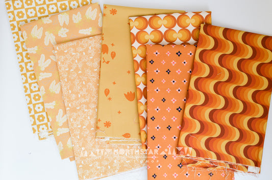 Warm Sunny Ochres Bundle | North Star Quilt Shop Curated Cotton Quilting Bundle