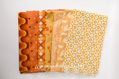 Warm Sunny Ochres Bundle | North Star Quilt Shop Curated Cotton Quilting Bundle
