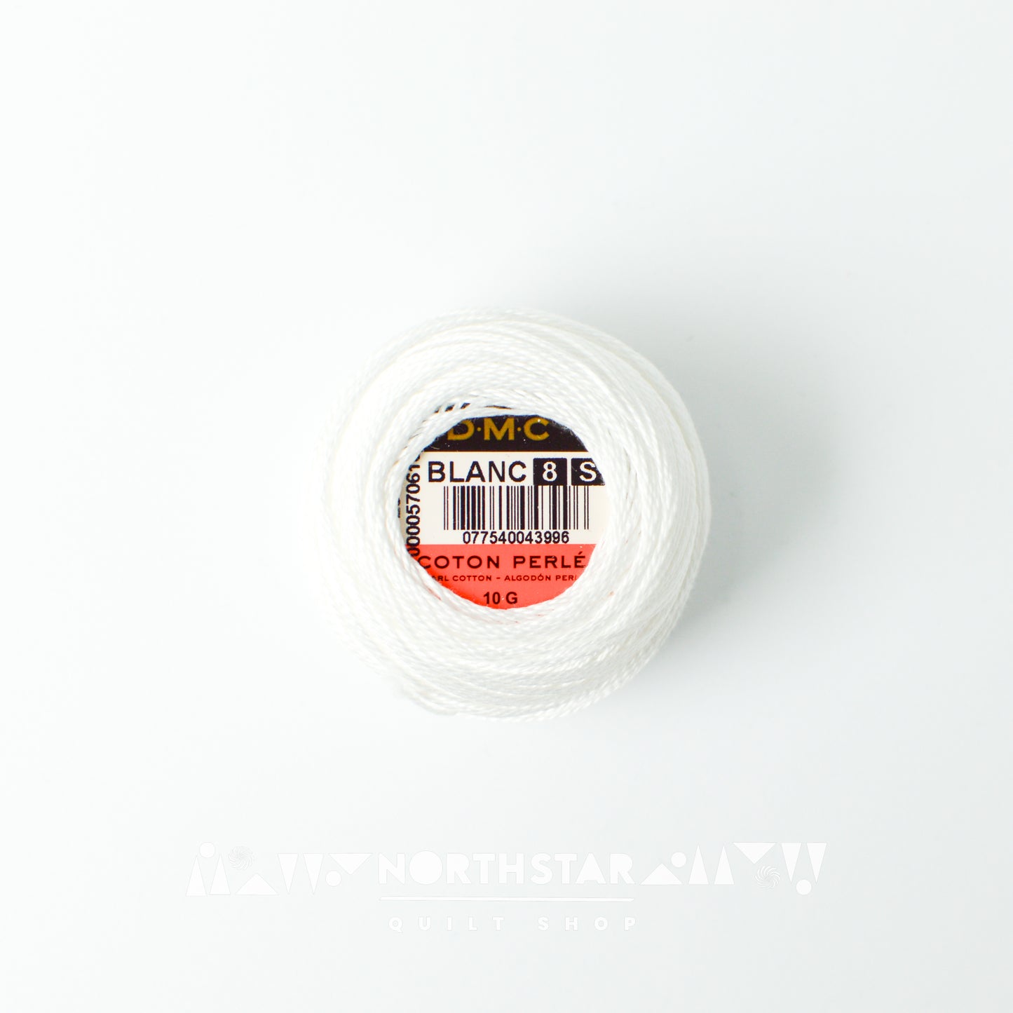Pearl Cotton Balls Size 8 White