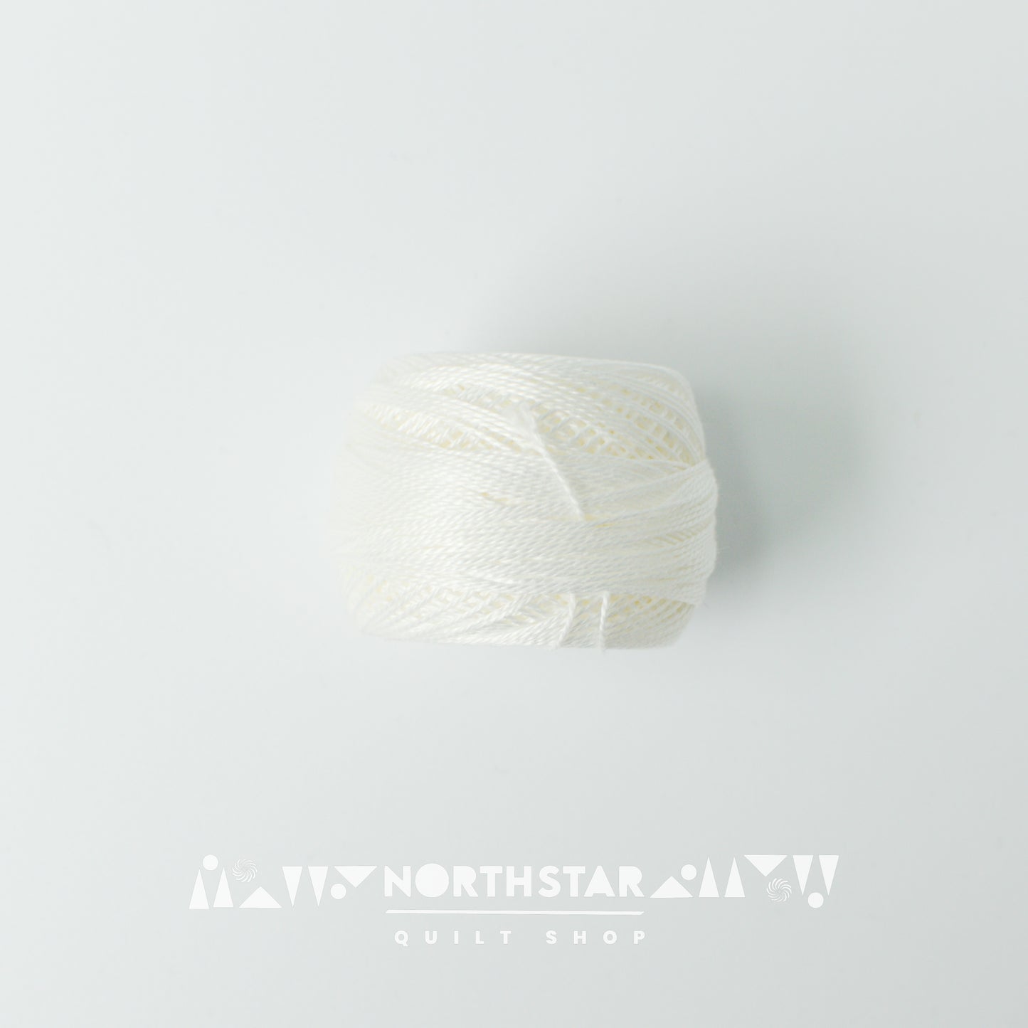 Pearl Cotton Balls Size 8 White